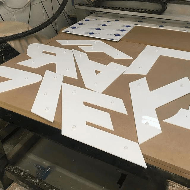 CNC-Cut Lettering