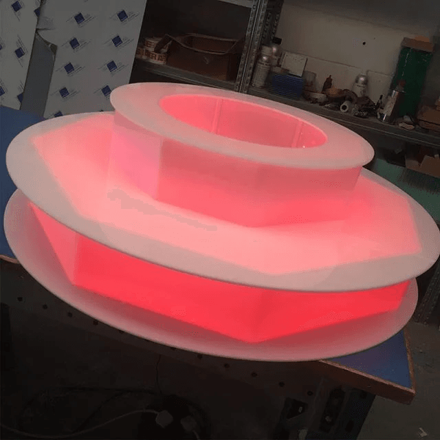 Illuminated Tiered Plinth